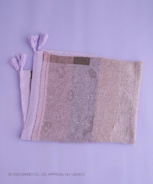 sanrio（サンリオ）の「【Kastane×Kuromi 】もこもこブランケット（ブランケット・レディース・パープル・FREE）」の5枚目の写真