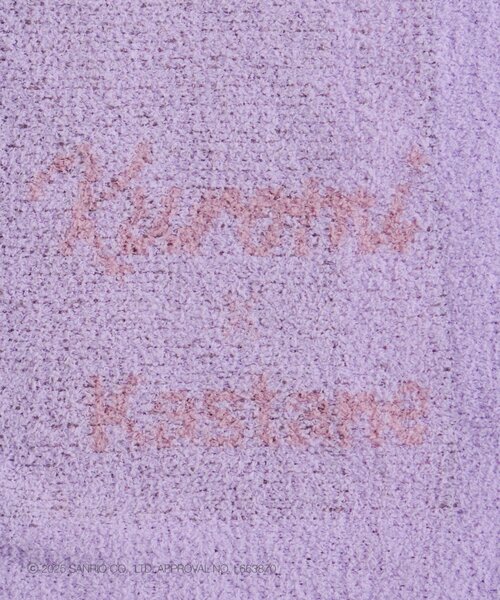 sanrio（サンリオ）の「【Kastane×Kuromi 】もこもこブランケット（ブランケット・レディース・パープル・FREE）」の6枚目の写真