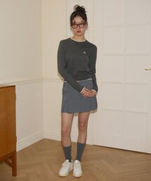 Logo Basic Knit_ Gray