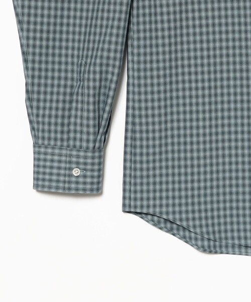 QUATTROCCHI(クアトロッキ)の「QUATTROCCHI / オンブレチェック シグネチャー シャツ(シャツ/ブラウス・メンズ・サックスブルー・MEDIUM)」の3枚目の写真