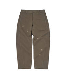 COTTE（コッテ）の「タイニーブラッサム バレルレッグパンツ（ブラウン）（その他パンツ）」