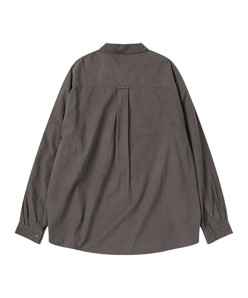 COMONINOZ（コモニノズ）の「NOZ COTTON SHIRT [CHARCOAL]（シャツ/ブラウス・レディース・チャコール・MEDIUM/LARGE）」の2枚目の写真