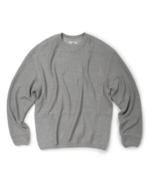 ETCE（イーティーシーイー）の「PANNEL CREW NECK KNIT (GRAY)（ニット/セーター）」