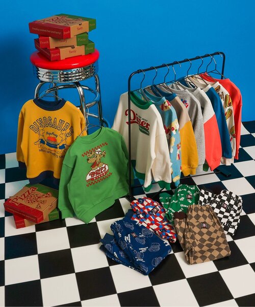 BREEZE(ブリーズ)の「アメリカンダイナー総柄カットソーパンツ(その他パンツ・キッズ・ブラック/レッド/グリーン/ブラウン/ネイビー・100/110/90/80/120/140/130)」の16枚目の写真