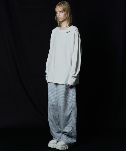 AIVER(アイバー)の「AIVER THE WORLD L/S TEE(Tシャツ/カットソー・メンズ・ブラック/チャコールグレー/オフホワイト・LARGE/MEDIUM/SMALL)」の14枚目の写真