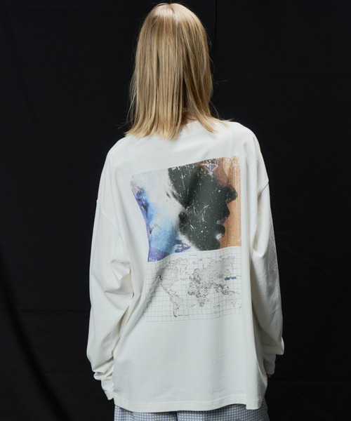 AIVER(アイバー)の「AIVER THE WORLD L/S TEE(Tシャツ/カットソー・メンズ・ブラック/チャコールグレー/オフホワイト・LARGE/MEDIUM/SMALL)」の9枚目の写真