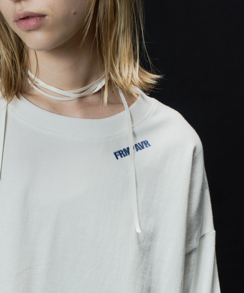 AIVER(アイバー)の「AIVER THE WORLD L/S TEE(Tシャツ/カットソー・メンズ・ブラック/チャコールグレー/オフホワイト・LARGE/MEDIUM/SMALL)」の7枚目の写真