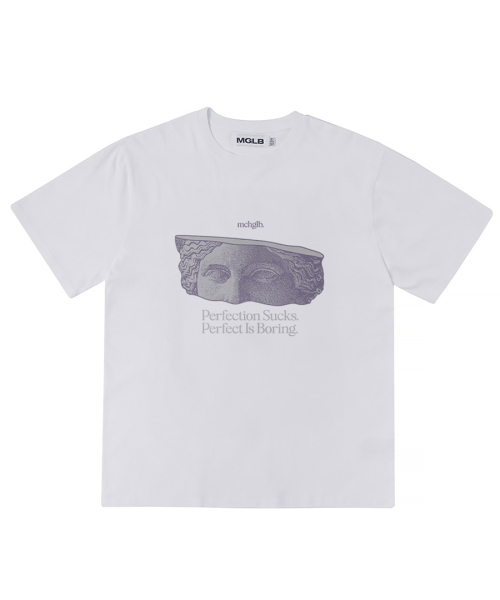 MATCHGLOBE(マッチグローブ)の「ダビッドフェイスカットオーバーフィットティー(ホワイト)(Tシャツ/カットソー・レディース・その他・FREE)」の1枚目の写真