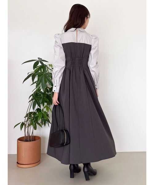 久間田琳加コラボ】シャツベアドッキングワンピース（ワンピース