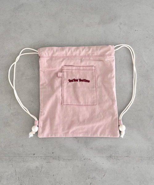 SOLLON.(ソルロン)の「ロゴ刺繍カジュアルナップサック(バックパック/リュック・レディース・ピンク/ネイビー/ライトブルー・FREE)」の22枚目の写真