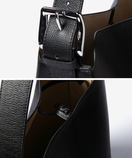 J&M Davidson（ジェイアンドエムデヴィッドソン）の「J&M DAVIDSON QUIVER BUCKET ジェイアンドエムデヴィッドソン クリバー バケット  ショルダーバッグ（ショルダーバッグ・レディース・グレー系1/ブラック・FREE）」の11枚目の写真