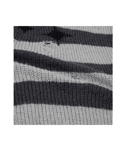 MEA（メア）の「VINTAGE STRIPED WOOL KNIT [GREY]（ニット/セーター・レディース・その他・2/3）」の3枚目の写真
