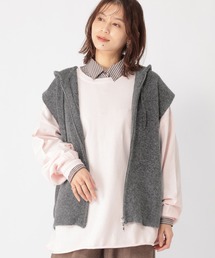 studio CLIP | ZIPフーディニットベスト(ベスト)