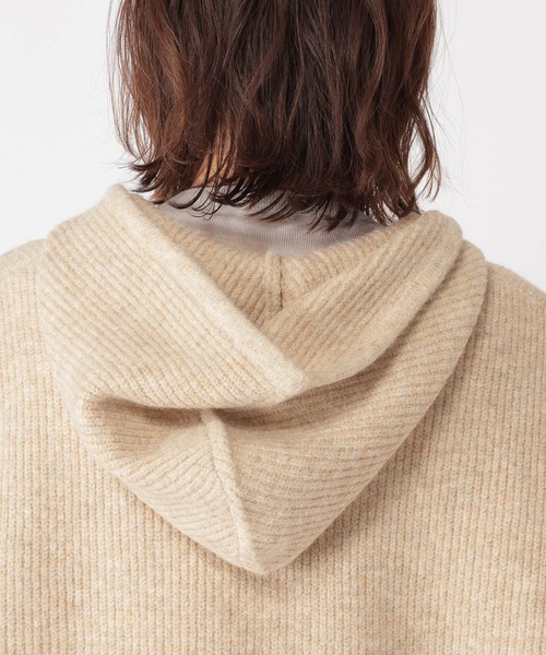 studio CLIP（スタディオクリップ）の「ZIPフーディニットベスト（ベスト・レディース・ライトベージュ/チャコール・FREE）」の10枚目の写真