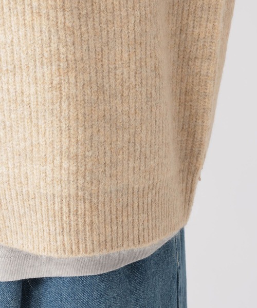 studio CLIP（スタディオクリップ）の「ZIPフーディニットベスト（ベスト・レディース・ライトベージュ/チャコール・FREE）」の8枚目の写真