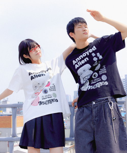 FUGGLER(パグラー)の「パーグラーエイリアンコラージュTシャツ(ホワイト)(Tシャツ/カットソー・メンズ・その他・LARGE/X-LARGE)」の6枚目の写真