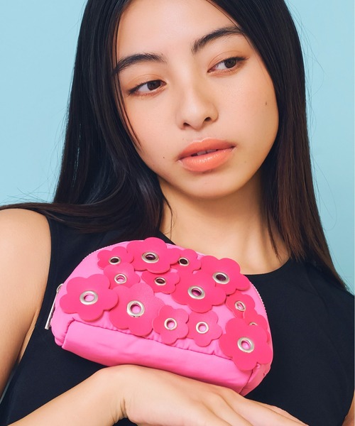 セール】Casselini(キャセリーニ)アイレットフラワーポーチ（ポーチ