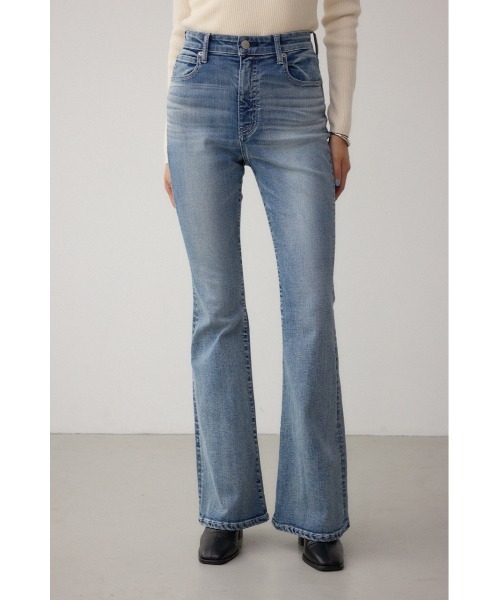 AZUL by moussy(アズールバイマウジー)の「AZUL DENIM フレアデニム(デニムパンツ・レディース・ライトブルー/ブルー/ライトブラック・MEDIUM/SMALL/X-SMALL/LARGE)」の15枚目の写真