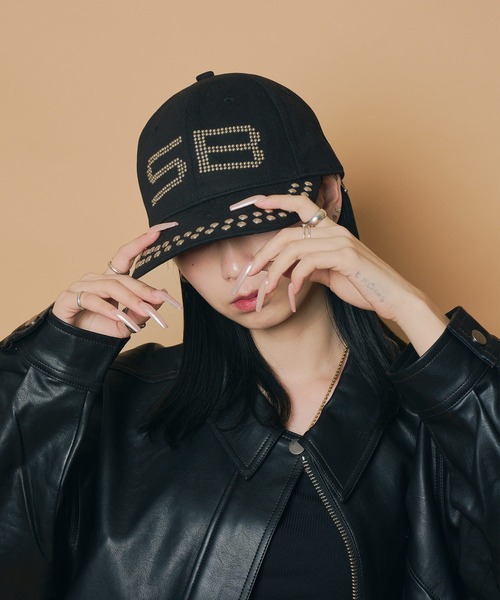 Subciety（サブサエティ）の「Studs logo cap（キャップ・メンズ・オリーブ/ブラック・FREE）」の18枚目の写真