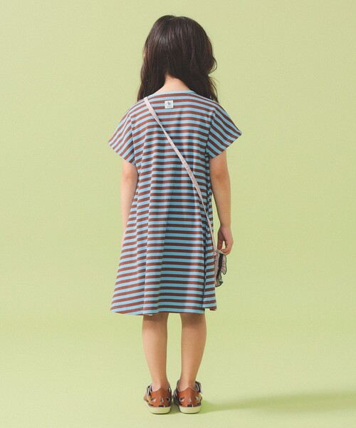 こども ビームス(コドモビームス)の「テレコ ボーダー ワンピース 2026SS(90~140cm)(ワンピース・キッズ・イエロー/サックスブルー/レッド系その他7・140/130/120/110/100/90)」の11枚目の写真