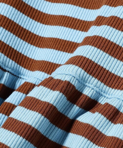 こども ビームス(コドモビームス)の「テレコ ボーダー ワンピース 2026SS(90~140cm)(ワンピース・キッズ・イエロー/サックスブルー/レッド系その他7・140/130/120/110/100/90)」の14枚目の写真