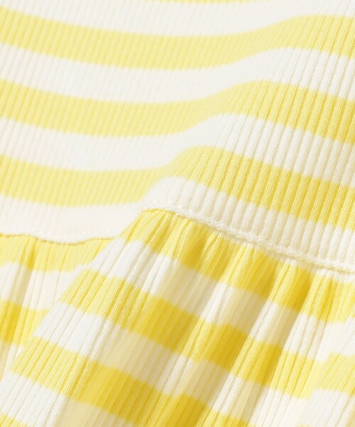 こども ビームス(コドモビームス)の「テレコ ボーダー ワンピース 2026SS(90~140cm)(ワンピース・キッズ・イエロー/サックスブルー/レッド系その他7・140/130/120/110/100/90)」の21枚目の写真