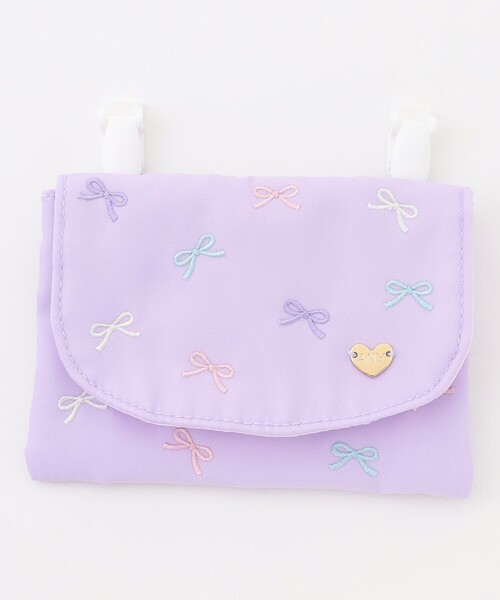 ANY（エニィ）の「総柄刺繍移動ポケット（ショルダーバッグ・キッズ・ネイビー系/ライラック系・F）」の11枚目の写真