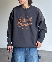 CPCM（シーピーシーエム）の「リバーシブル配色ロゴスウェットライクニット（ニット/セーター）」