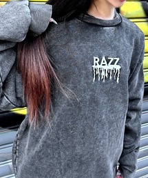 RAZZIS（ラズ）の「『RAZZIS/ラズイズ』ドロッピングロゴ3D刺繍長袖スウェットトレーナー【Y】（スウェット）」