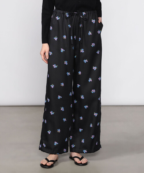 LE GLAZIK（ルグラジック）の「LE GLAZIK | ツイルプリント エラスティックパンツ WOMEN（その他パンツ・レディース・ネイビー/ブラック・36）」の13枚目の写真