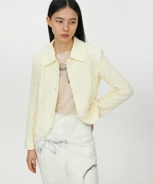YOUTH(ユース)の「Round-Collar Jacket(その他アウター・レディース・その他・SMALL/MEDIUM)」の5枚目の写真