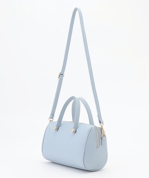 ANY SIS（エニィスィス）の「【2WAY】メタルアクセント ボストンバッグ（ショルダーバッグ・レディース・スカイブルー系9/ブラック系/アイボリー系・F）」の19枚目の写真