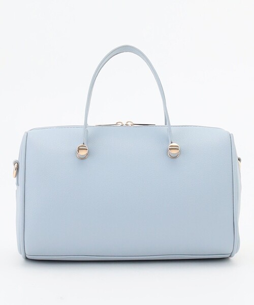 ANY SIS（エニィスィス）の「【2WAY】メタルアクセント ボストンバッグ（ショルダーバッグ・レディース・スカイブルー系9/ブラック系/アイボリー系・F）」の21枚目の写真