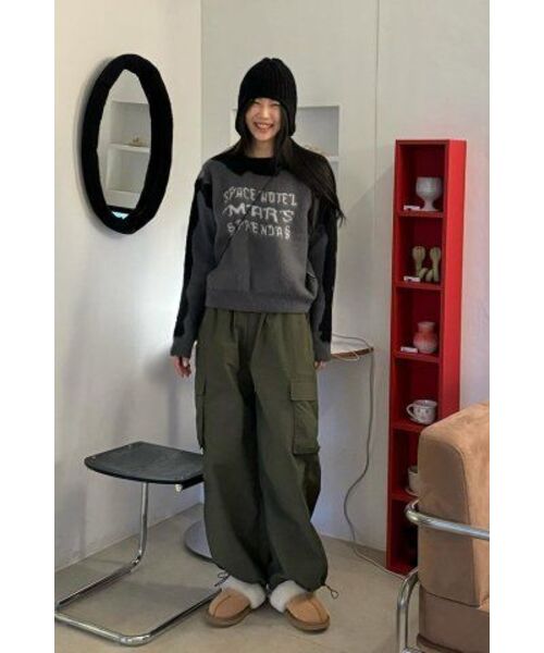 PRENDA(プレンダ)の「MARS SURFACE KNIT BLACK(ニット/セーター・レディース・その他・FREE)」の2枚目の写真