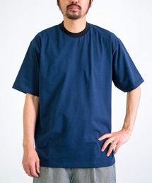 gicipi（ジチピ）の「[gicipi] CEFALO / クルーネックリラックスフィット リンガーTシャツ（Tシャツ/カットソー）」
