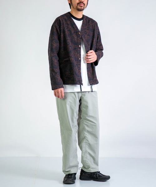 gicipi（ジチピ）の「[gicipi] CEFALO / クルーネックリラックスフィット リンガーTシャツ（Tシャツ/カットソー・メンズ・ネイビー/ホワイト・4/5）」の10枚目の写真