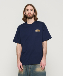 スモールロゴオーバー半袖Tシャツ(ネイビー)