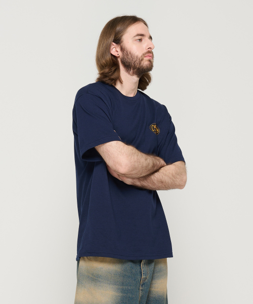 CARGOBROS（カーゴブロス）の「スモールロゴオーバー半袖Tシャツ（ネイビー）（Tシャツ/カットソー・メンズ・その他・S/M/L/2XL/XL）」の4枚目の写真