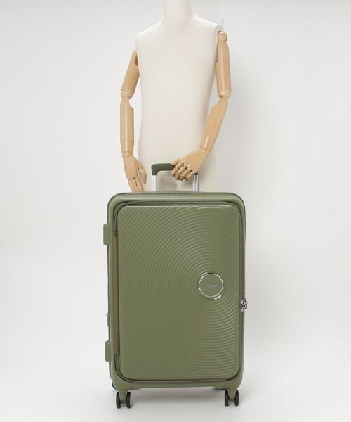 AMERICAN TOURISTER(アメリカンツーリスター)の「アメリカンツーリスター CURIO スピナー75 EXP ブックオープニング カーキ(スーツケース/キャリーバッグ・レディース・カーキ・L)」の11枚目の写真