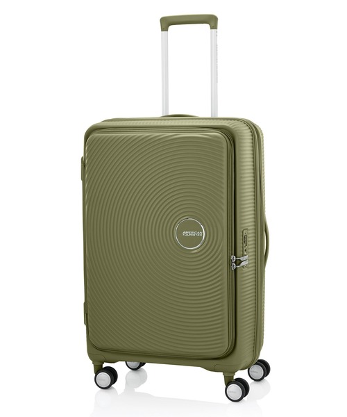 AMERICAN TOURISTER(アメリカンツーリスター)の「アメリカンツーリスター CURIO スピナー75 EXP ブックオープニング カーキ(スーツケース/キャリーバッグ・レディース・カーキ・L)」の1枚目の写真