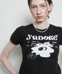 L3 JADORE FLOWER KNIT(BLACK)