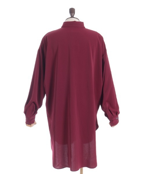 REZEN(リゼン)の「鴉刺繍ロングシャツ(シャツ/ブラウス・メンズ・ブルーパープル/ブラック/ローズ・MEDIUM/LARGE)」の22枚目の写真