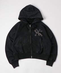 WHO'S WHO gallery | 【UNISEX】KOOKY'N KYケミカルラインストーンジップパーカー(パーカー)