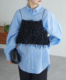 FRIPIER（フリピエ）の「《FRIPIER》チュールファーキャミ（シャツ/ブラウス）」