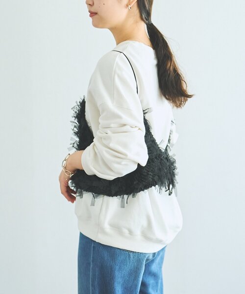 FRIPIER（フリピエ）の「《FRIPIER》チュールファーキャミ（シャツ/ブラウス・レディース・ブラウン/ブラック・FREE）」の12枚目の写真