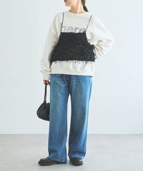 FRIPIER（フリピエ）の「《FRIPIER》チュールファーキャミ（シャツ/ブラウス・レディース・ブラウン/ブラック・FREE）」の16枚目の写真