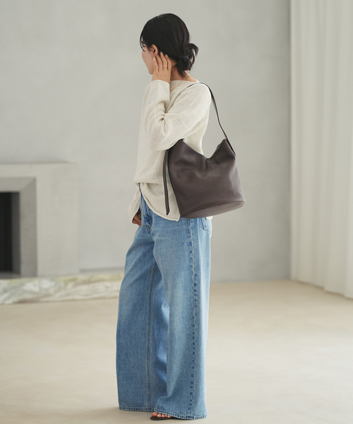 plage（プラージュ）の「Silk lili B/N ニット（ニット/セーター・レディース・イエロー/ブラウン/ホワイト系その他/サックスブルー・FREE）」の10枚目の写真