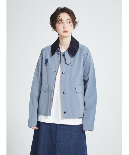 Barbour（バブアー）の「【SPEY / スペイ】ピーチスキン コットン ショートレングスブルゾン（オーバーサイズフィット）（ブルゾン・メンズ・ブラック/ライトブルー/グリーン・SMALL/MEDIUM/LARGE/X-LARGE）」の3枚目の写真