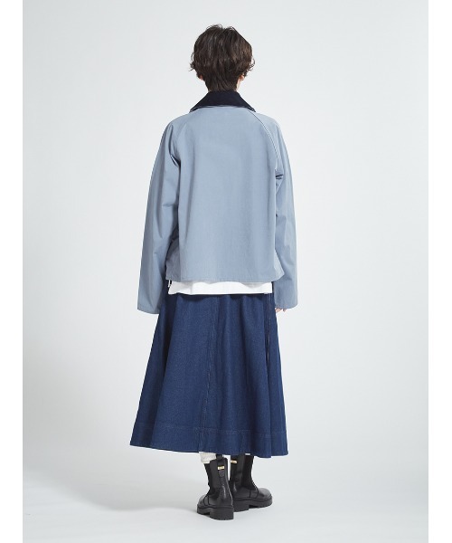 Barbour（バブアー）の「【SPEY / スペイ】ピーチスキン コットン ショートレングスブルゾン（オーバーサイズフィット）（ブルゾン・メンズ・ブラック/ライトブルー/グリーン・SMALL/MEDIUM/LARGE/X-LARGE）」の6枚目の写真