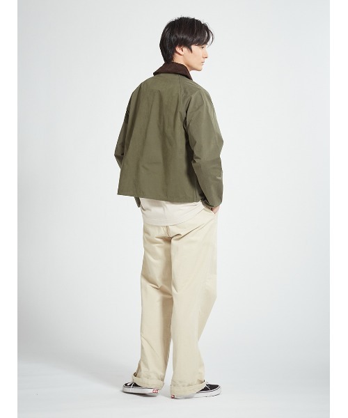 Barbour（バブアー）の「【SPEY / スペイ】ピーチスキン コットン ショートレングスブルゾン（オーバーサイズフィット）（ブルゾン・メンズ・ブラック/ライトブルー/グリーン・SMALL/MEDIUM/LARGE/X-LARGE）」の15枚目の写真
